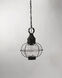 Onion 2 Light 12 inch Antique Copper Hanging Lantern Ceiling Light in Optic Glass, Candelabra