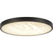 Alora Mood Evelyn 11.88 inch Matte Black and Alabaster Flush Mount Ceiling Light