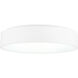 Arenal LED 18 inch White Drum Shade Flush Mount Ceiling Light
