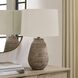 Tonachio 25.25 inch 150 watt Light Gray Wash and Brass Table Lamp Portable Light