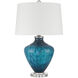 Sapphire 29.75 inch 150 watt Blue and Clear Table Lamp Portable Light