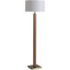 Tambo 62.2 inch 9 watt Natural Ash and Weathered Brass Floor Lamp Portable Light