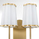 Belinder 12 inch Aged Brass Wall Mount Wall Light
