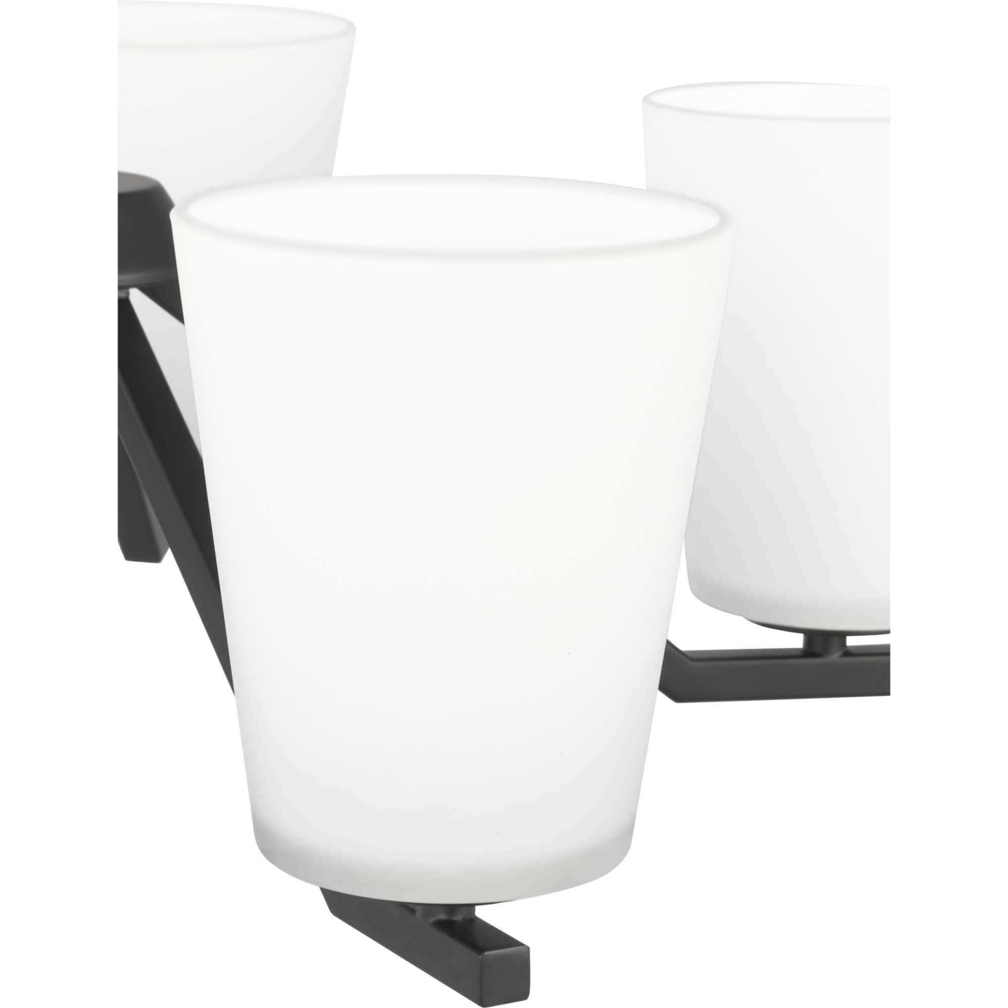 Vertex 5 Light 22.5 inch Matte Black Chandelier Ceiling Light