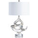 Curren 30.25 inch Silverleaf Sculptural Table Lamp Portable Light