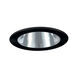 Signature Chrome & Black Recessed Lighting Trim