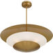 Solara 5 Light 31.5 inch Legacy Brass Pendant Ceiling Light