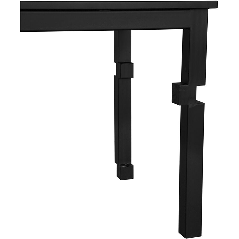 Tetris 72 X 32 inch Matte Black Dining Table