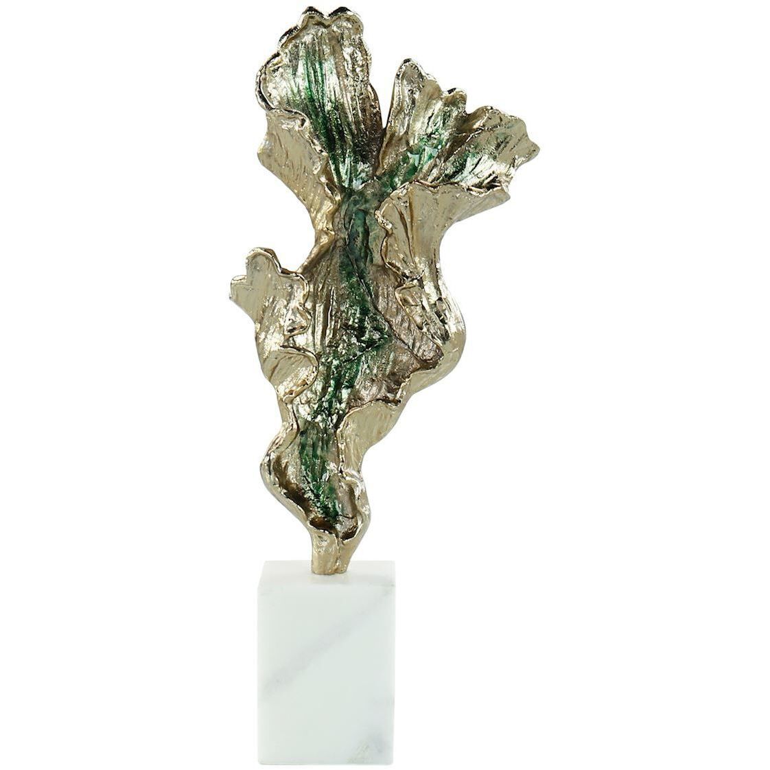 Gleaming Leaf 19.5 X 8 inch Sculpture, Small
