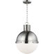 TOB by Thomas O'Brien Hanks Pendant Ceiling Light in Brushed Nickel