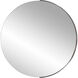 Dante 30 X 30 inch Polished Silver Wall Mirror