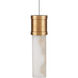 Cannula 30 Light 54 inch Vintage Brass Linear Pendant Ceiling Light