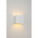 QB 1 Light 4.4 inch White ADA LED Wall Sconce Wall Light
