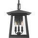 Rainer Outdoor Wall Light in Black, G9