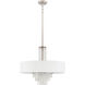 Carlisle 5 Light 22 inch Brushed Nickel Chandelier Ceiling Light