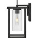 Mateo LED 13 inch Black Outdoor Wall Mount