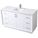 Hayes 60 X 22 X 35 inch White Vanity Sink Set