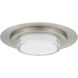 Plate LED 16 inch Brushed Stainless Steel Outdoor Flush Mount