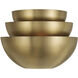 Gia 2 Light 15 inch Aged Brass Sconce Wall Light