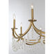 Kameron 10 Light 60 inch Warm Brass Chandelier Ceiling Light