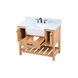 Clement 42 X 22 X 34.13 inch Natural Wood Bathroom Vanity Cabinet