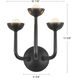Spade 10.88 inch Vintage Brass Bath Vanity Light Wall Light