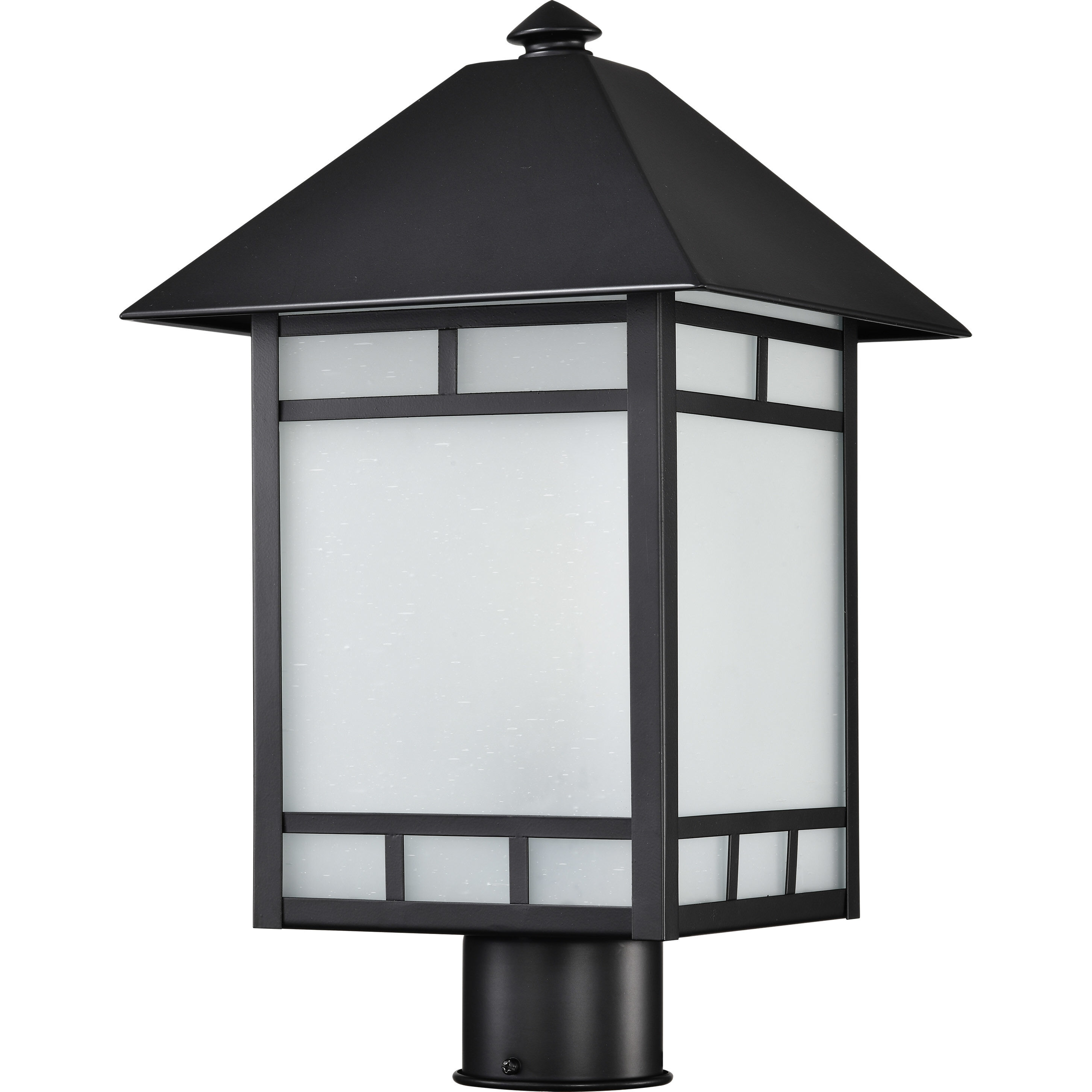 Drexel 1 Light 18 inch Stone Black Outdoor Post Light