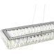 Felicity LED 52 inch Chrome Pool Table Light Ceiling Light