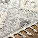Nora 108 X 79 inch Light Grey Rug, Rectangle
