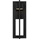 4 Bar LED 13 inch Sand Black Outdoor Wall Sconce
