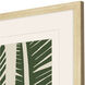 Tropical Flourish Green and Beige Framed Art, Propac