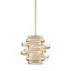Vertigo 1 Light 9.25 inch Modern Silver Pendant Ceiling Light