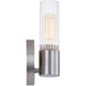 Fusion Collection - Rimini Family 1 Light 4.25 inch Brushed Nickel ADA Wall Sconce Wall Light, EVOLV