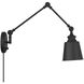 Farmhouse 60.00 watt Matte Black Adjustable Wall Sconce Wall Light