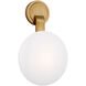 Champalimaud Marisol LED 9 inch Soft Brass Single Sconce Wall Light, Medium