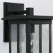 Barrett 1 Light 12.25 inch Black Outdoor Wall Lantern