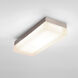 Dice LED 5.38 inch Brushed Nickel Flush Mount Ceiling Light in 2700K, dweLED