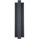 Jubilee LED 24.25 inch Matte Black Exterior Wall Sconce