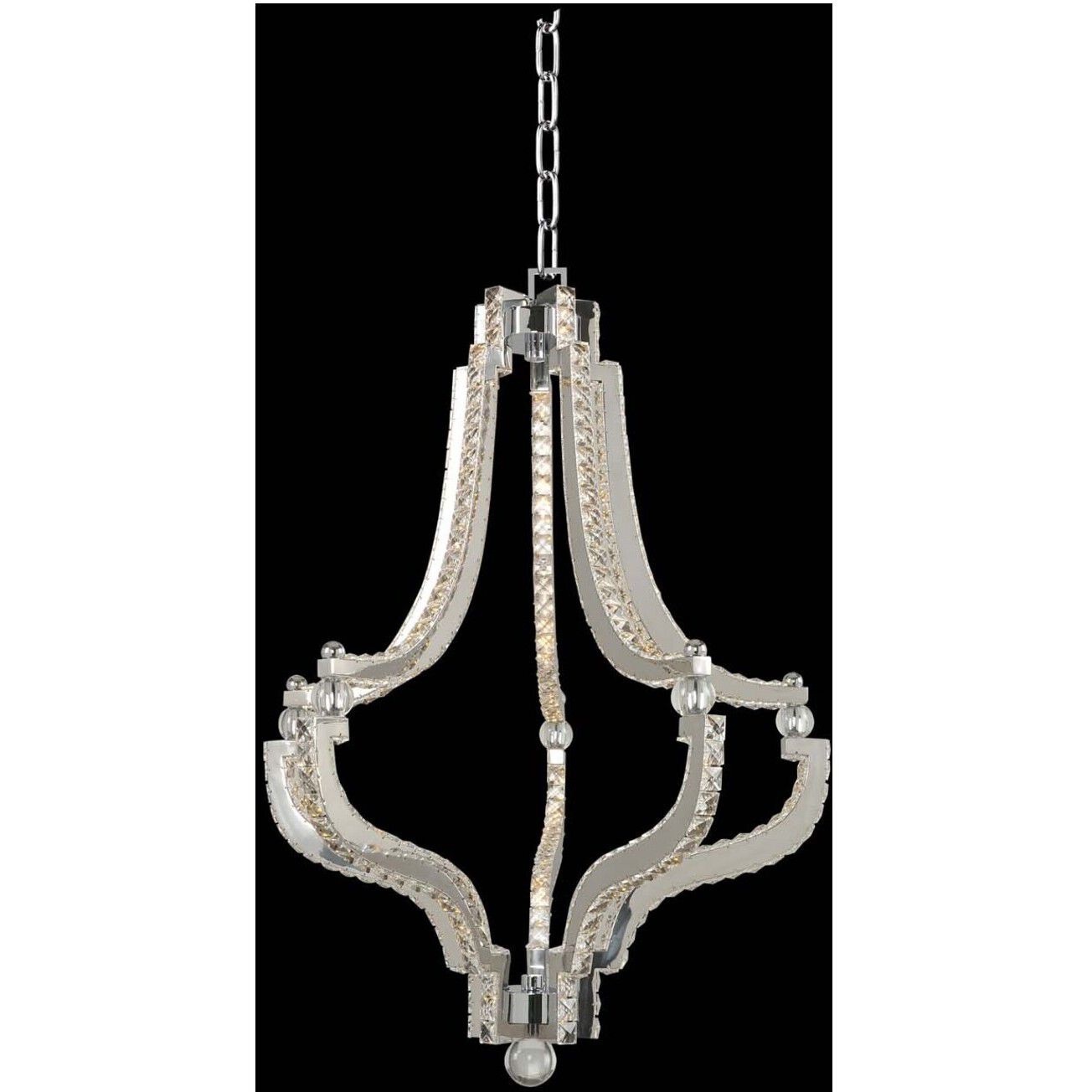 Cambria LED 21 inch Chrome Pendant Ceiling Light