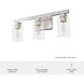 Hartland 3 Light 22 inch Brushed Nickel Vanity Light Wall Light, Medium