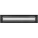 Lucien LED 24 inch Black Vanity Light Wall Light, Vertical