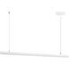 Continuum LED 38.5 inch White Linear Pendant Ceiling Light