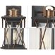 Barlowe 1 Light 13 inch Antique Bronze Outdoor Wall Lantern, Small