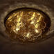 Hortensia 5 Light 18.5 inch Polished Winter Brass Semi Flush Mount Ceiling Light