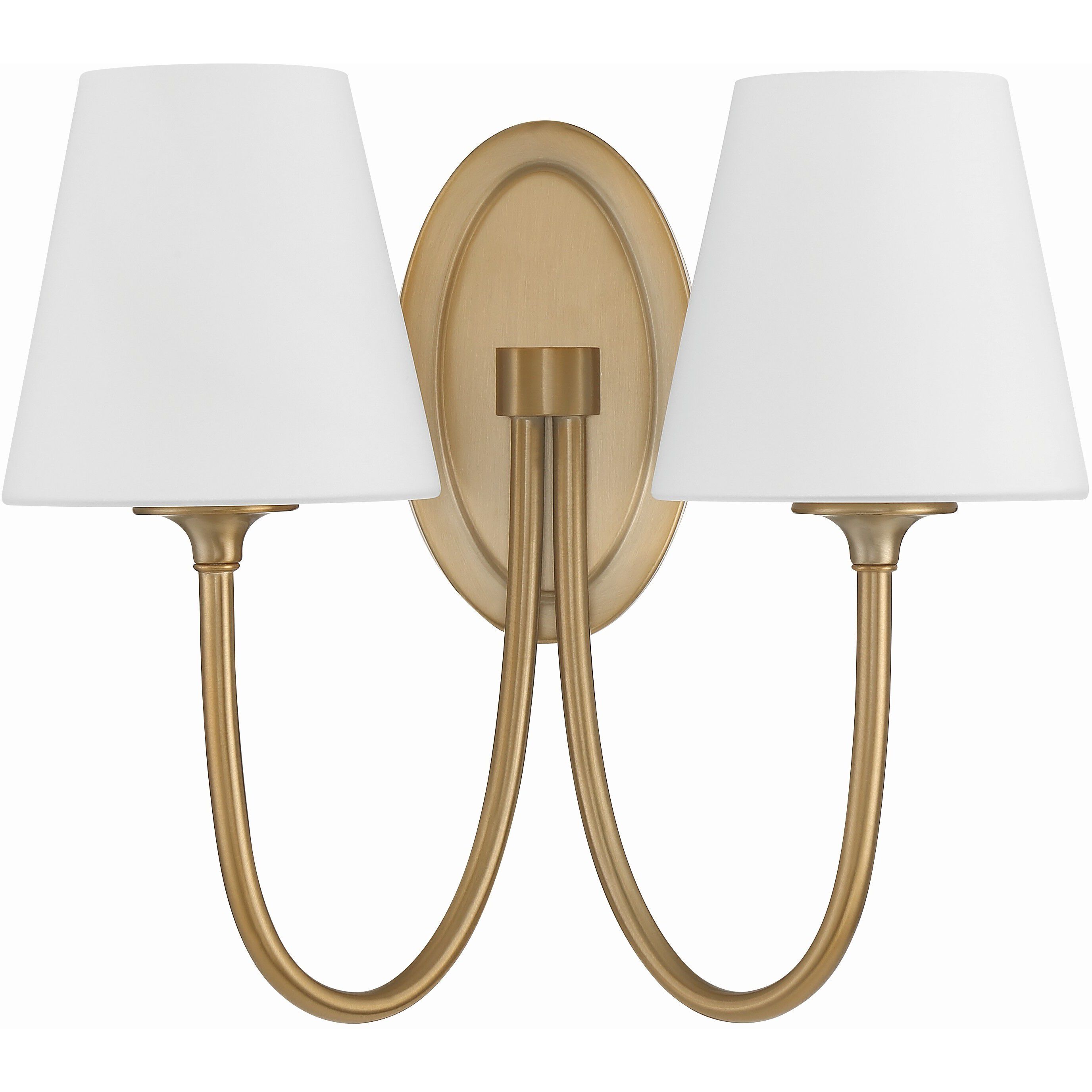 Juno Bath Wall Light in Vibrant Gold