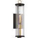 Cara 1 Light 19.25 inch Legacy Brass and Dark Matte Black Outdoor Wall Sconce