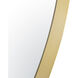 Tablet 30 X 30 inch Gold Wall Mirror