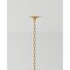 Ibiza 4 Light 28 inch Dark Contemporary Gold Leaf Chandelier Ceiling Light