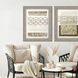 Dynamic Brown and Beige and Neutral and White Framed Art, The Studio
