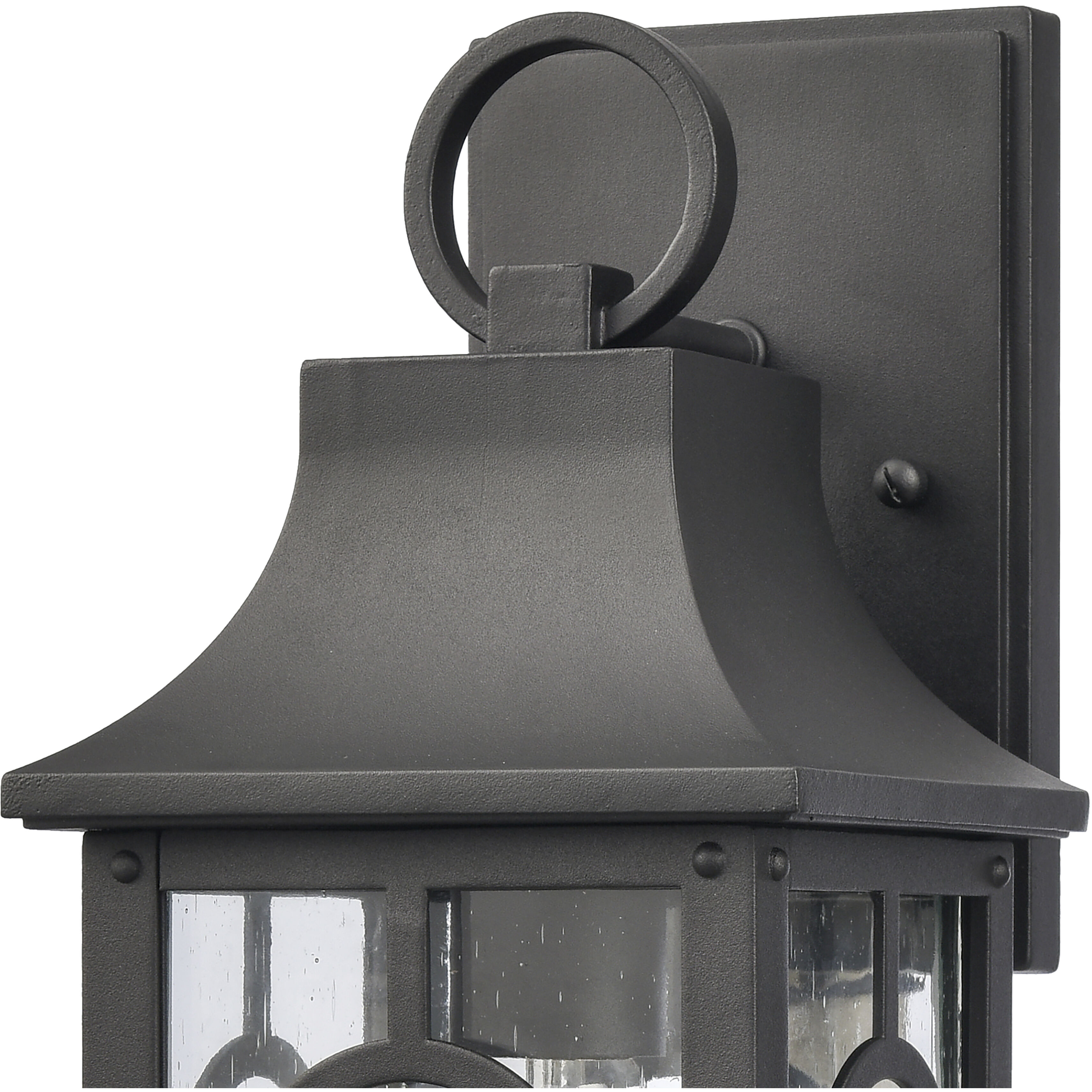 Triumph 1 Light 14.5 inch Textured Black Outdoor Wall Sconce